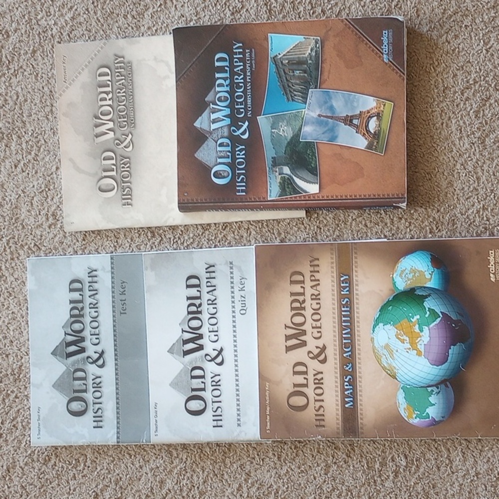 Abeka 5th Grade History Book and Keys